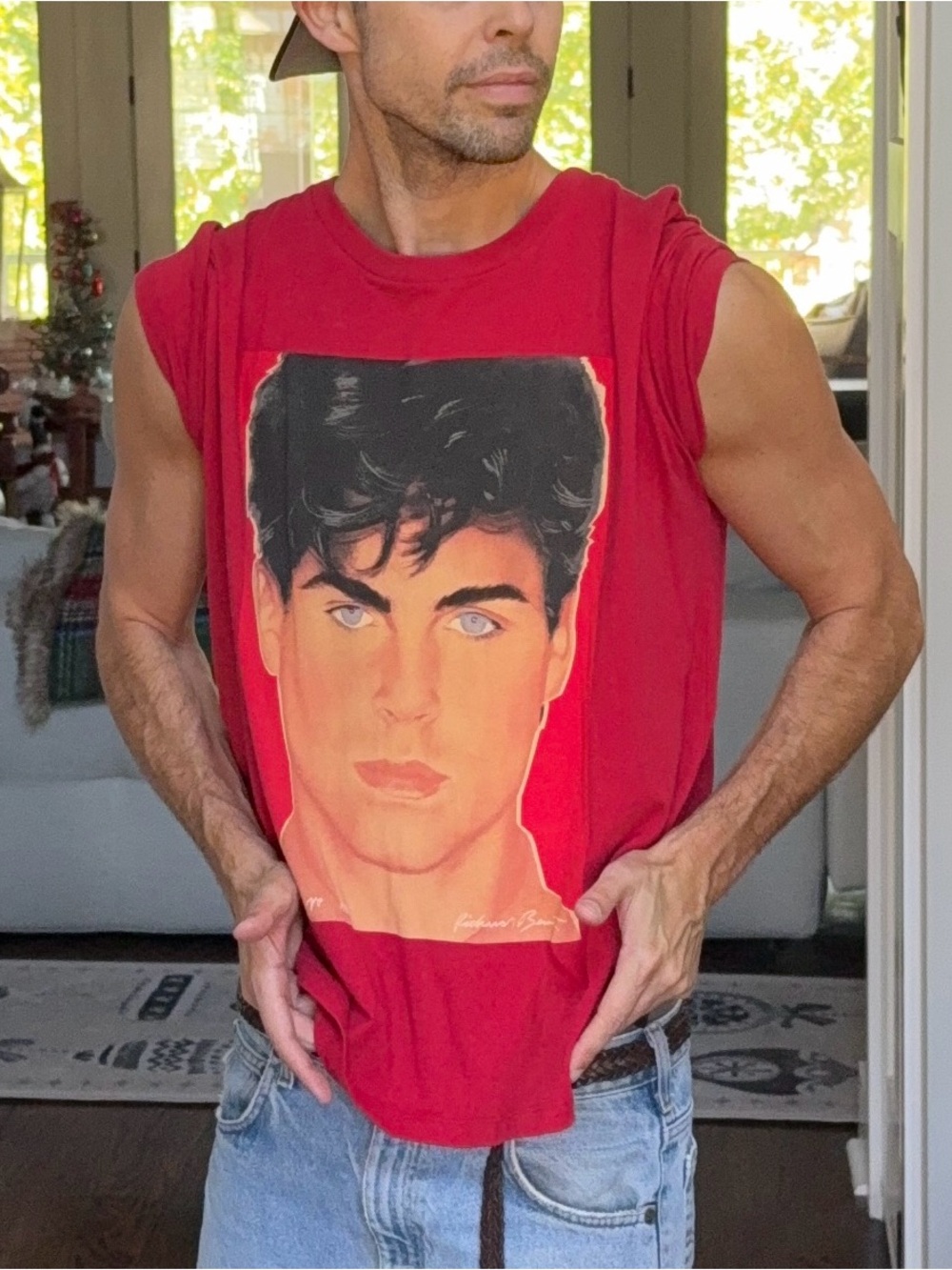 Rare Coach x Richard Bernstein Rob Lowe Tee XL 🎨